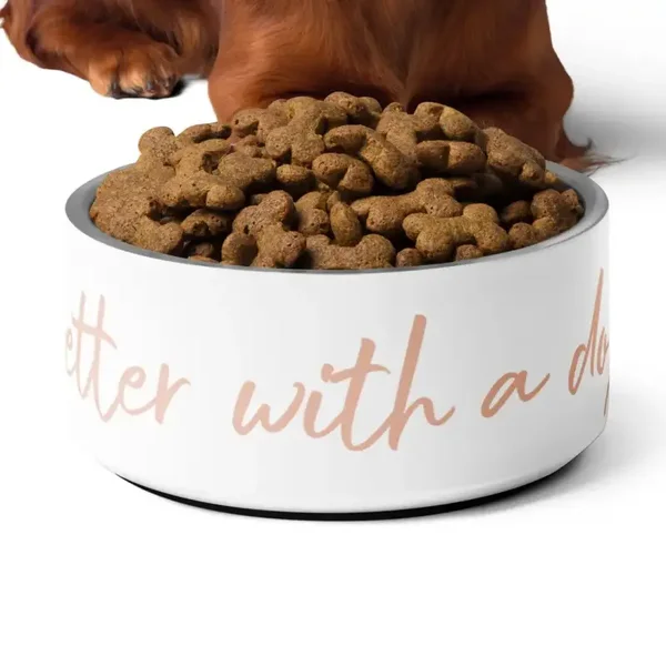 „Life is better with a dog“ Futternapf