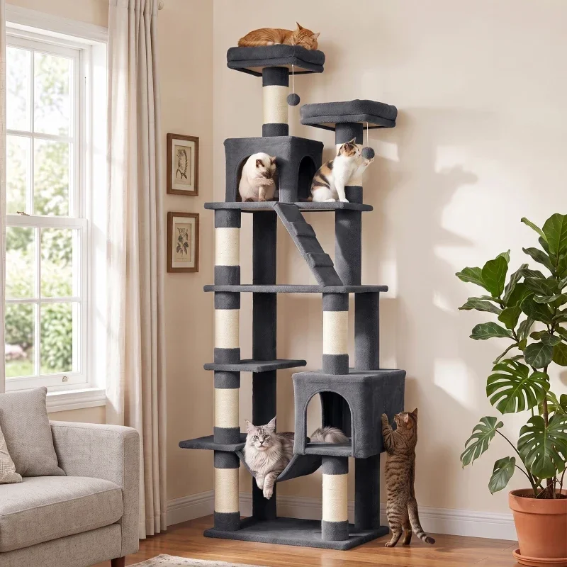 Kratzbaum für Katzen 204 cm