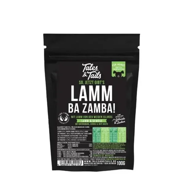 "LammBa Zamba" - Softes Trockenfutter mit Lamm - PROBE 100g