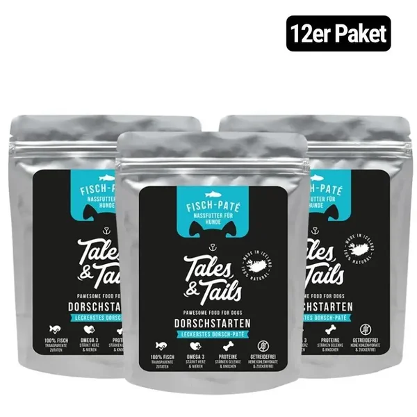 Dorschstarten - Nassfutter für Hunde - 300g