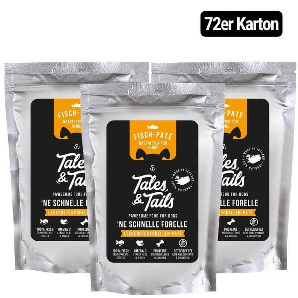 'ne schnelle Forelle - Nassfutter für Hunde - 100g