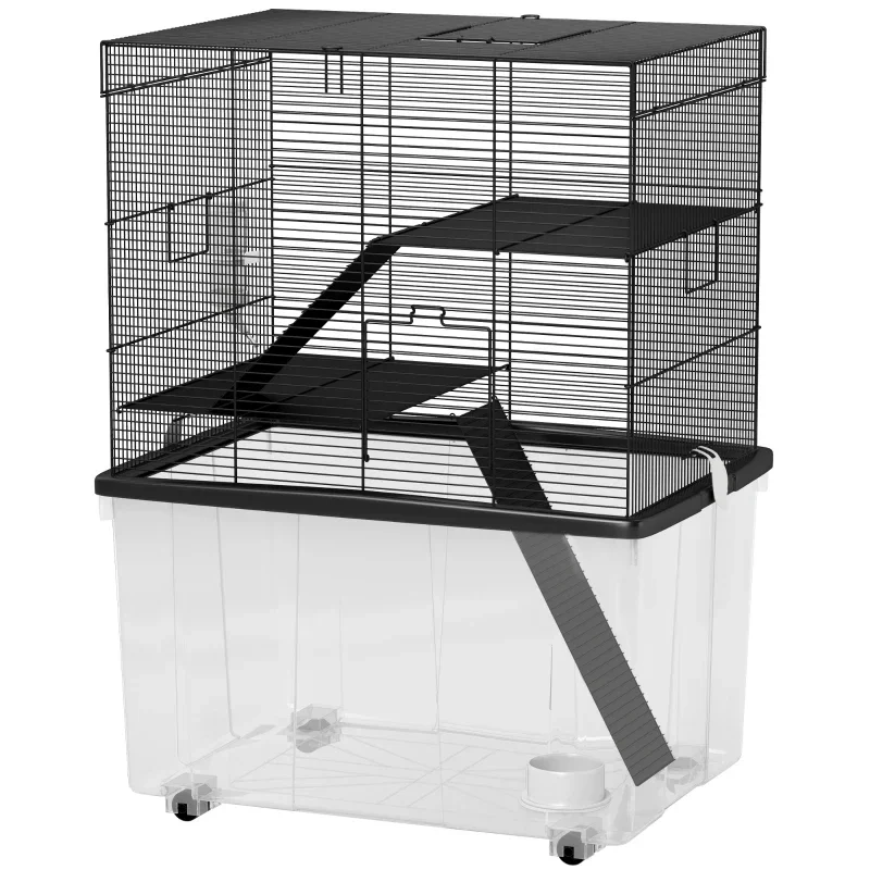 PawHut Hamsterkäfig 3 Etagen
