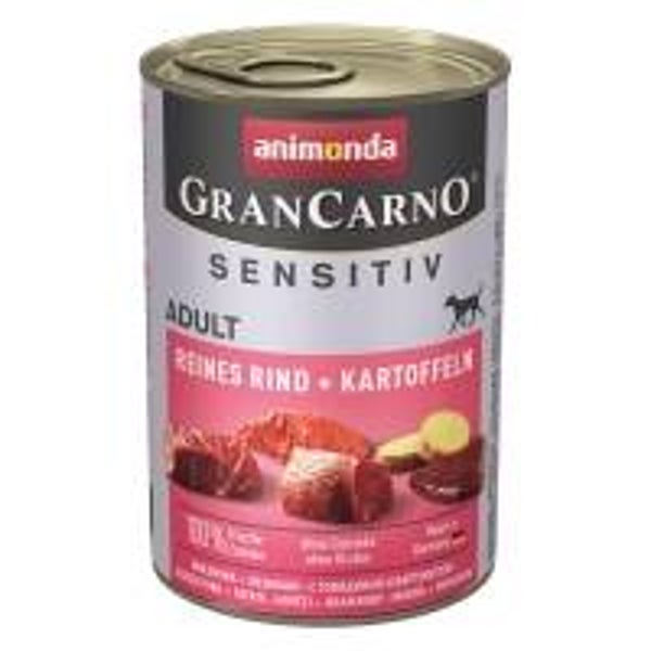 6 x Animonda GranCarno Adult Sensitive Rind & Kartoffeln