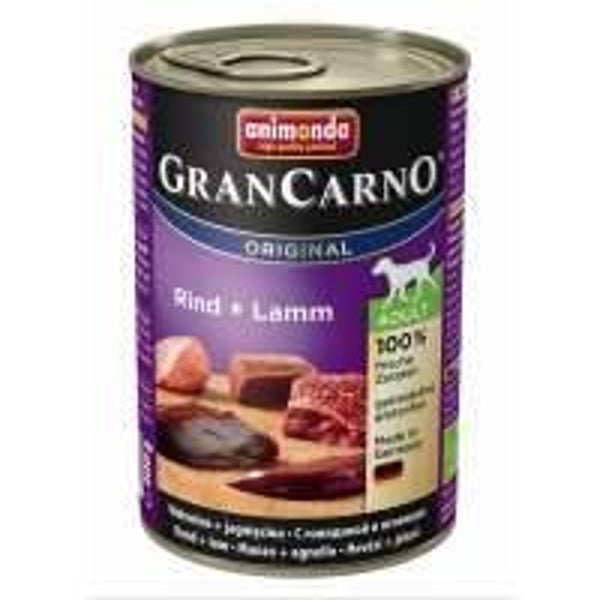 6 x Animonda Dog Dose GranCarno Adult Rind & Lamm 400g