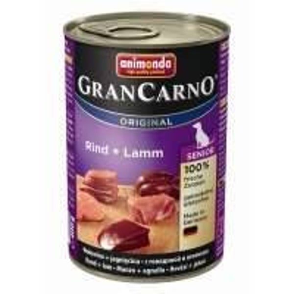 6 x Animonda Dog Dose GranCarno Senior Rind & Lamm 400g