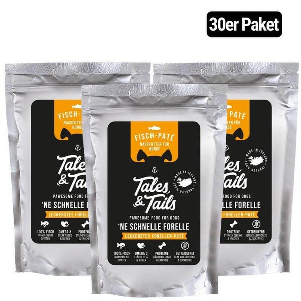 'ne schnelle Forelle - Nassfutter für Hunde - 100g