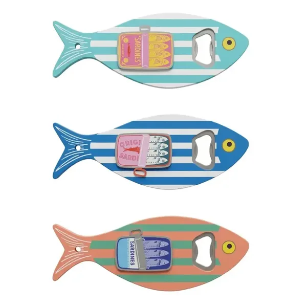 Magnetische Fische als Flaschenöffner
