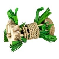 Duvoplus Nagerrolle aus Holz Wasserhyazinthe & Mais