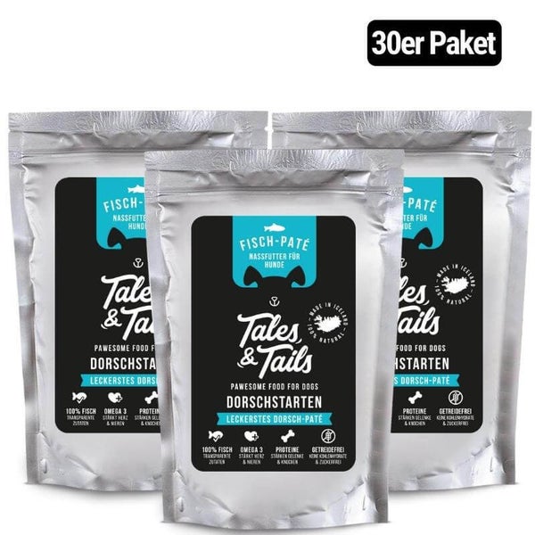 Dorschstarten - Nassfutter für Hunde - 100g