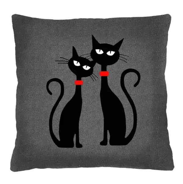 Black Cats Bertoni Möbelkissen 40 x 40 cm