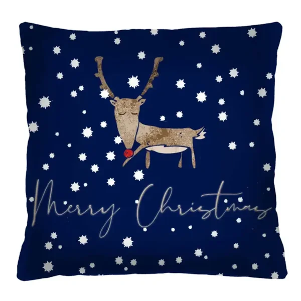 Renifer Bertoni Weihnachtskissen 40 x 40 cm
