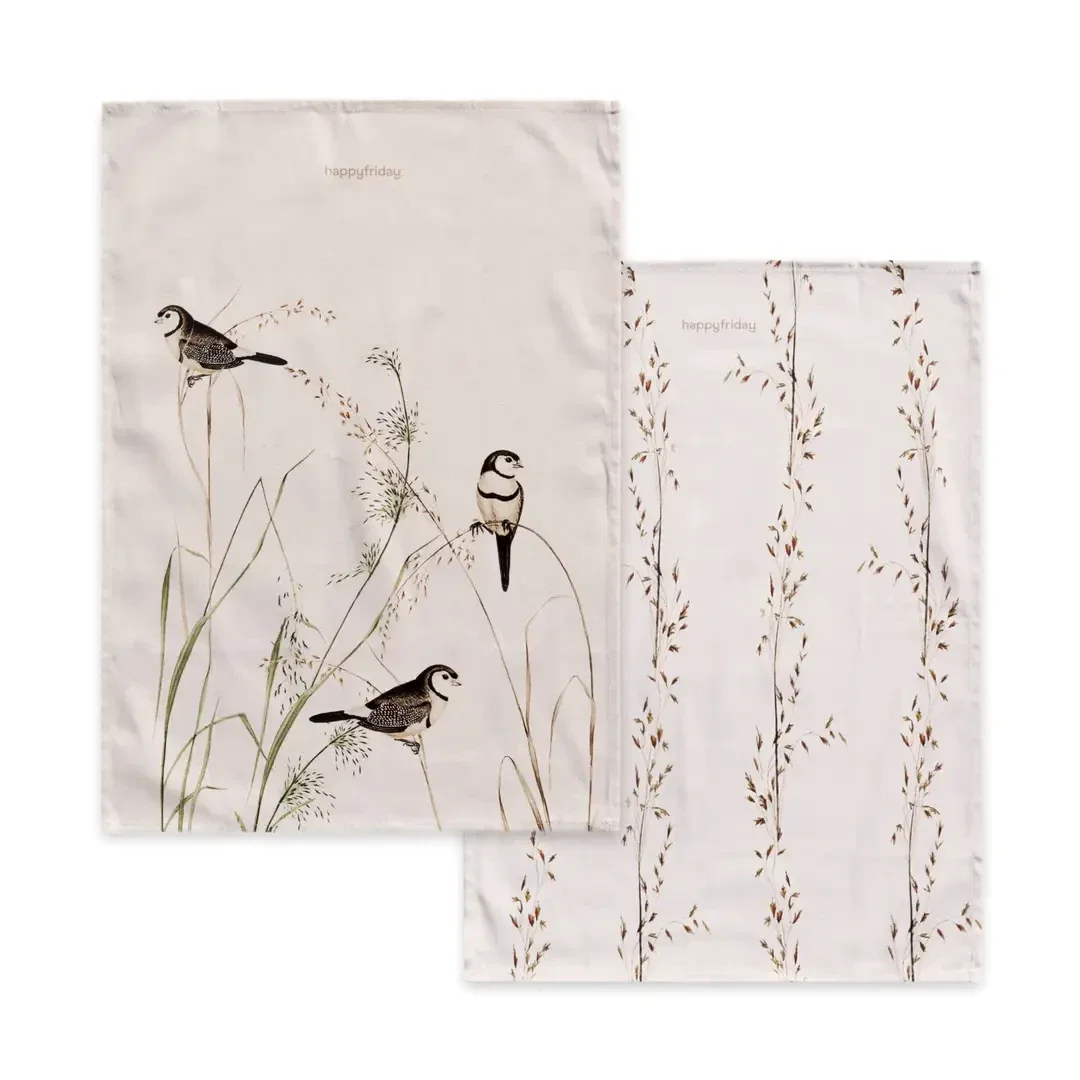 Happy Birds Küchentücher, 2 Stück, 70 x 50 cm