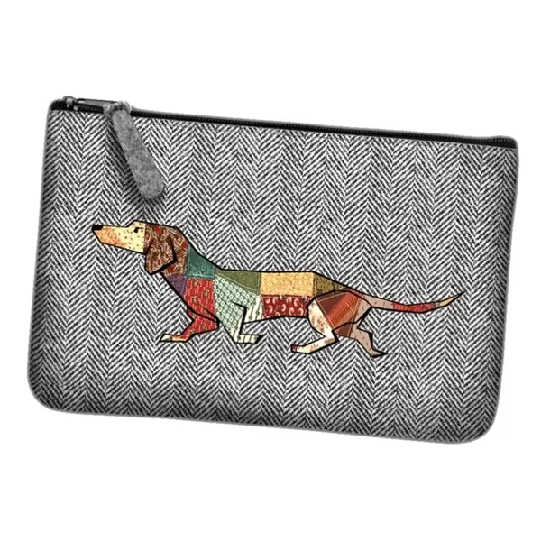 IngrossoBertoni Filztasche Pocket Line Grau mit farbigem HD-Druck