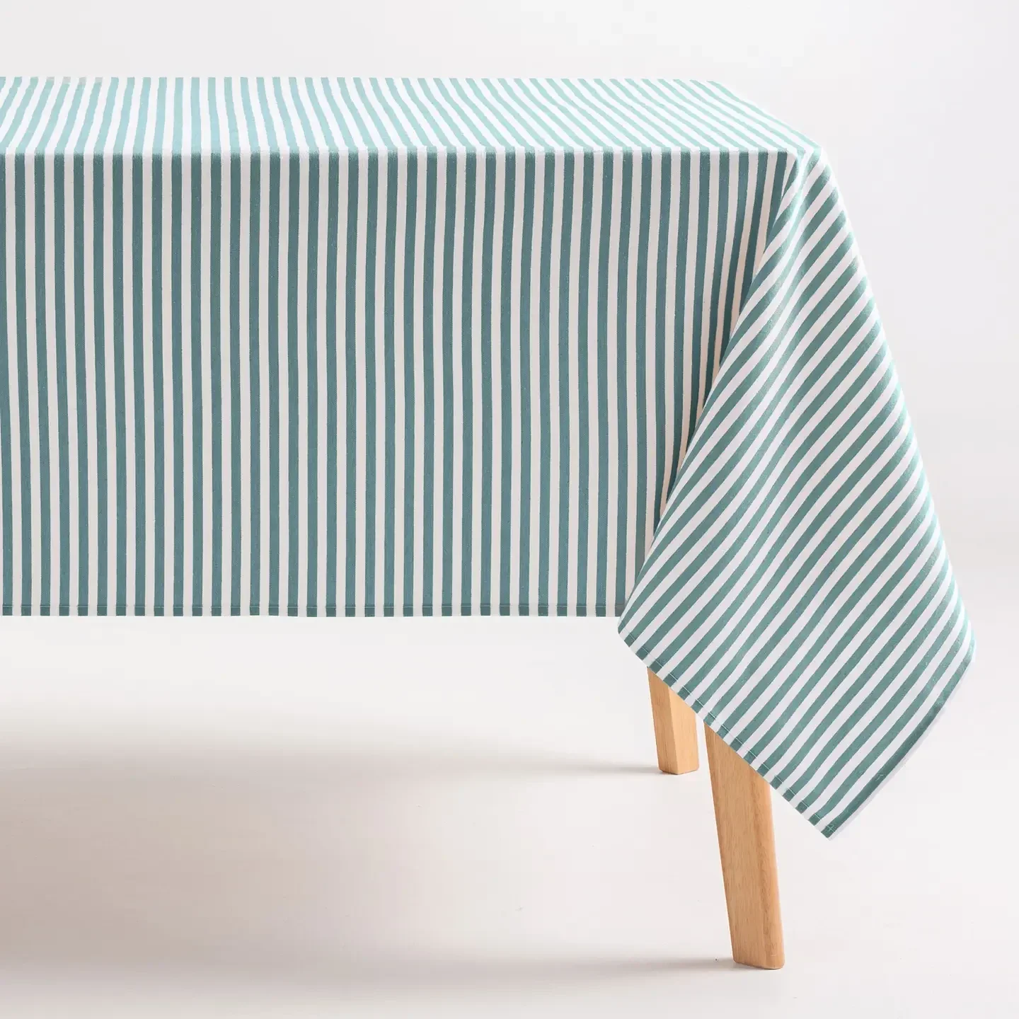 Fleckabweisende Baumwoll-Tischdecke mit Streifenmuster ARENZA