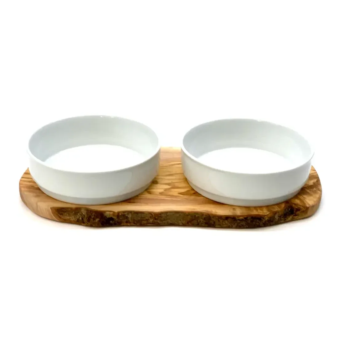 Futterstation RUSTY 2x 0,9 l Porzellanschale Futter + Wasser