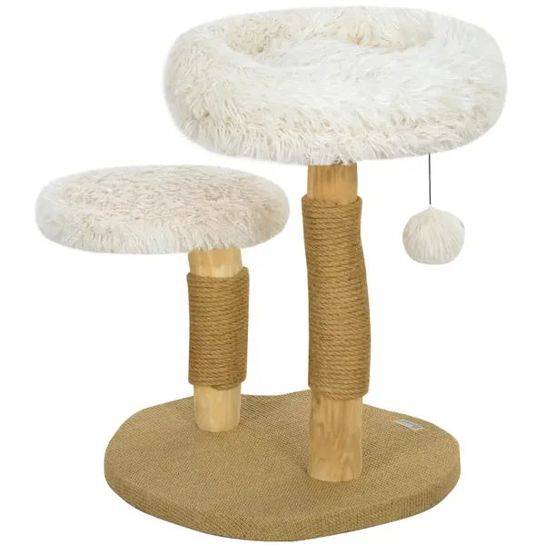 PawHut Katzenbaum, 61,5 cm, mit Katzenbett