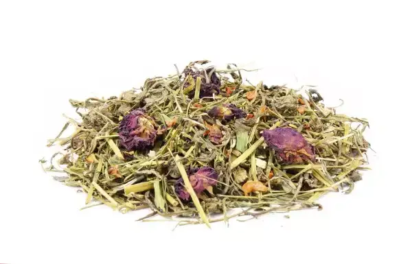 Luzerne-Strukturfutter mit Rosenblüten, getreidefrei Mr. Crumble