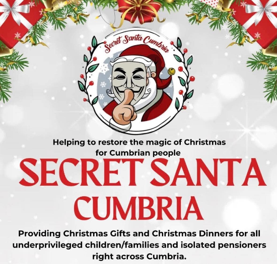 Secret Santa Cumbria Poster