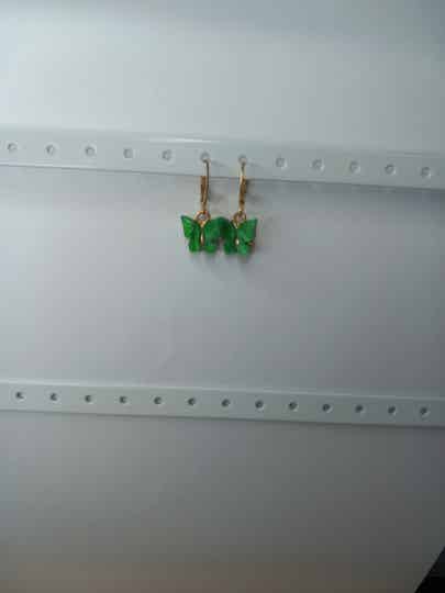 Groene gouden vlinders