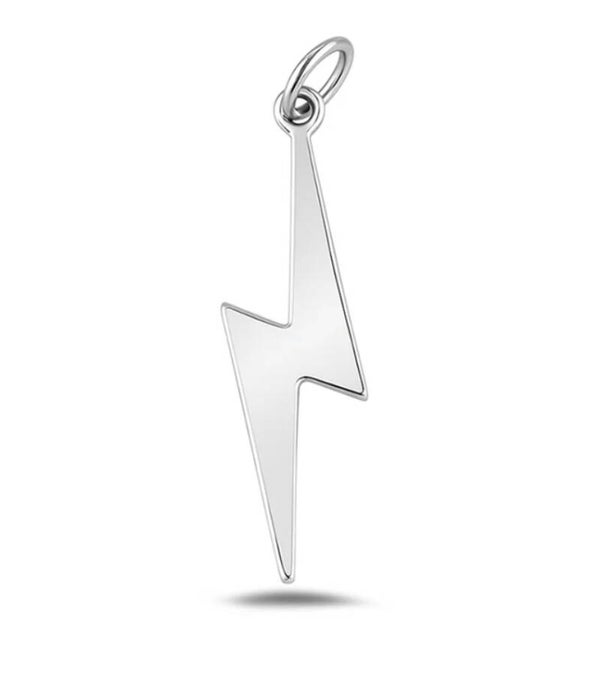 Silver Pendant - Lightning Bolt