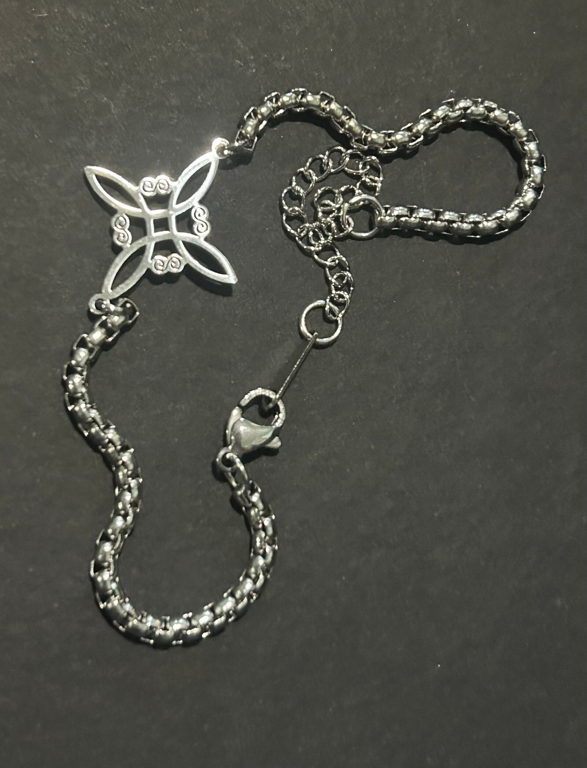 Stainless Steel Witch Knot Bracelet