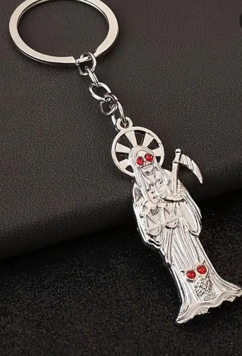 Grim Reaper Men's Keychain,