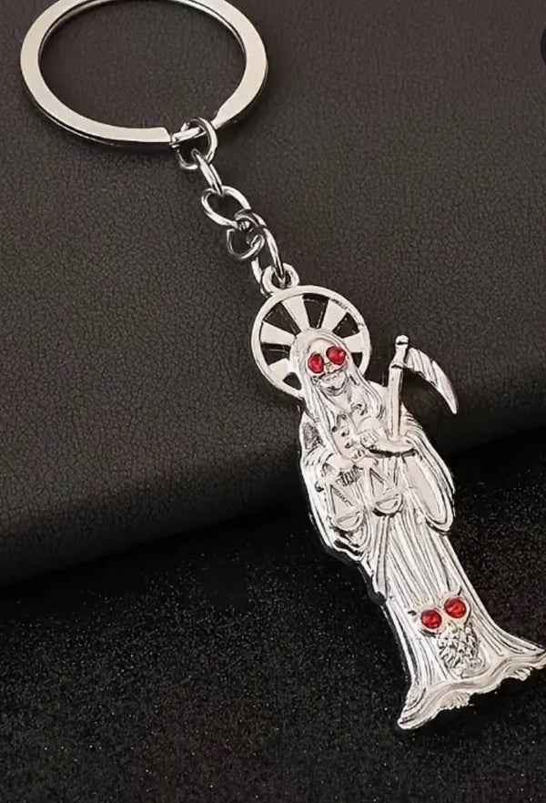 Grim Reaper Men's Keychain,