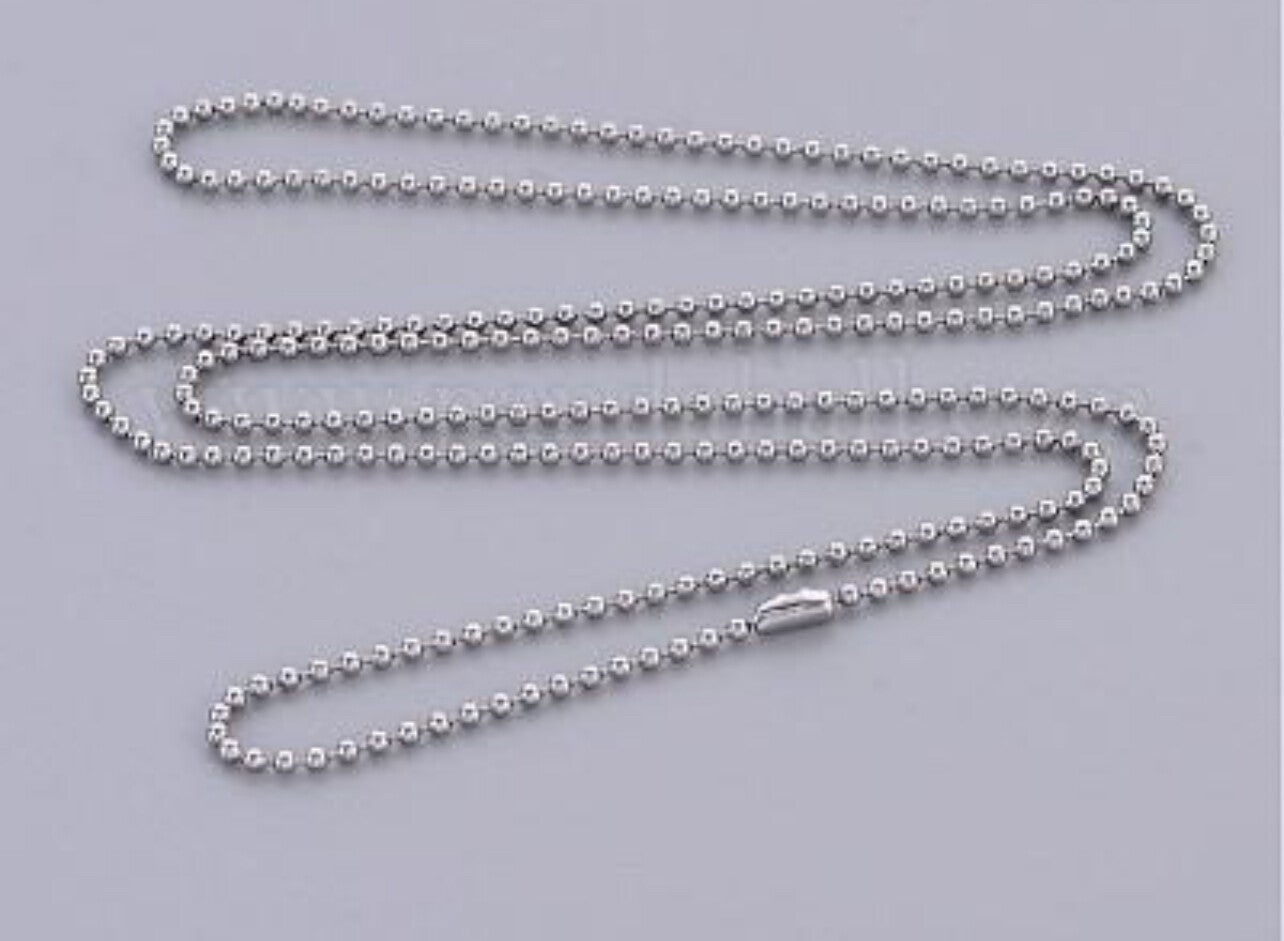 Stainless Steel Ball Chain Necklace