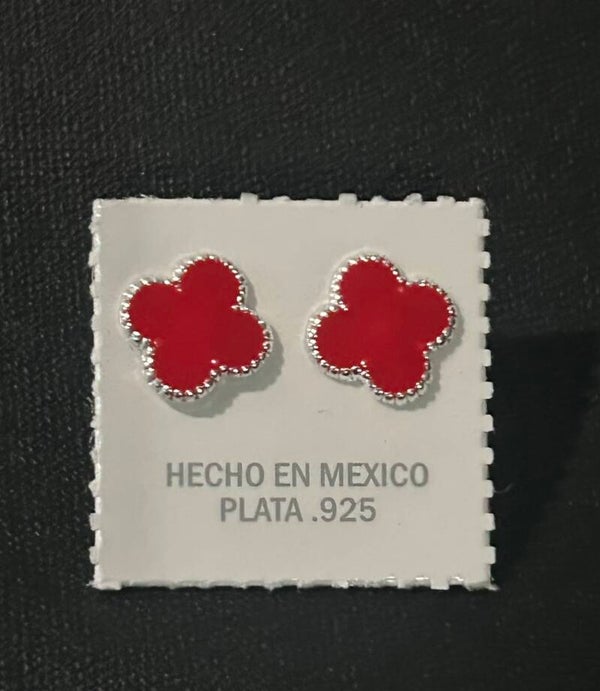 RED CLOVER EARRINGS