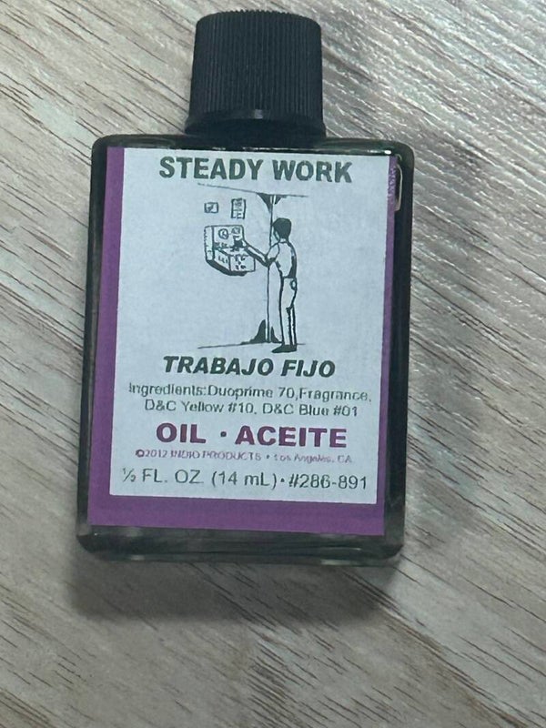Aceite trabajo fijo