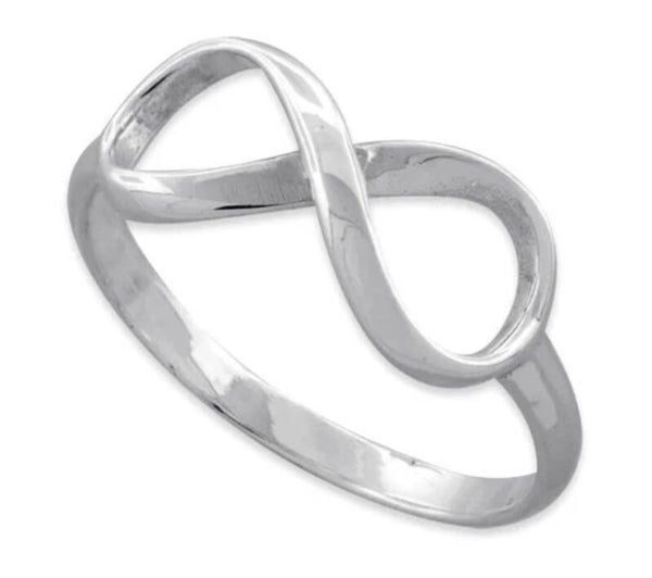 Sterling Silver Infinity Ring .925