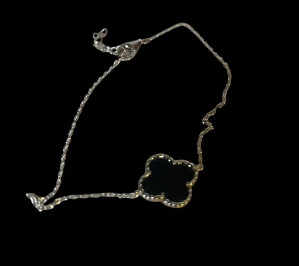 Clover bracelet onyx