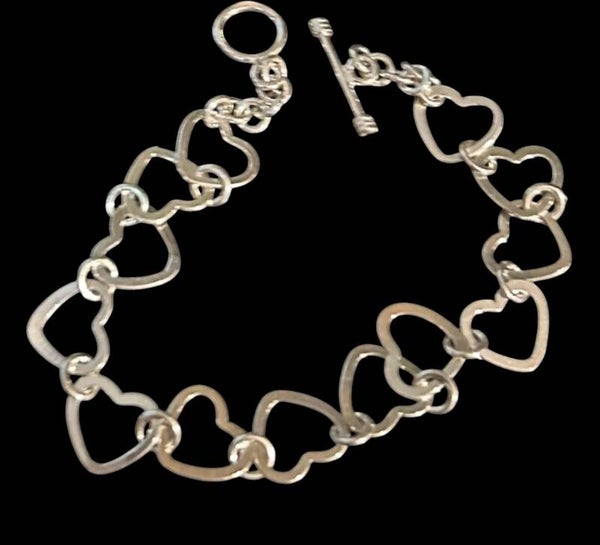 Heart bracelet .925