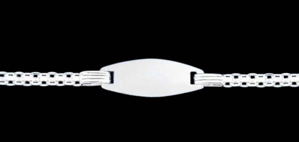 Silver Childrens ID Bracelet .925