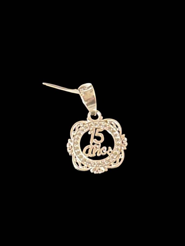 Sweet 15 pendant sterling silver