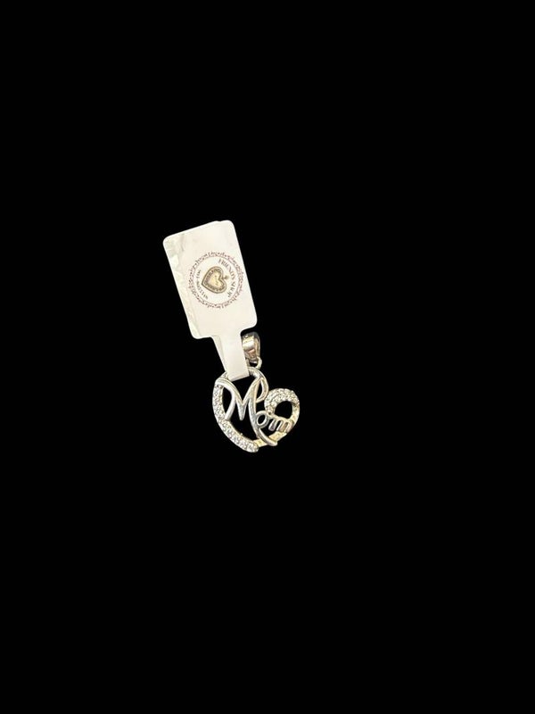 HEART MOM .925 SILVER