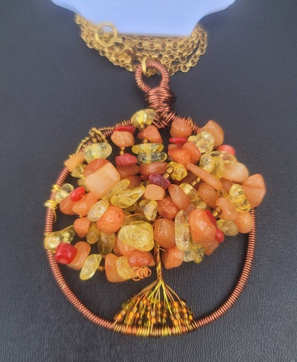 Fall Tree of Life Pendant