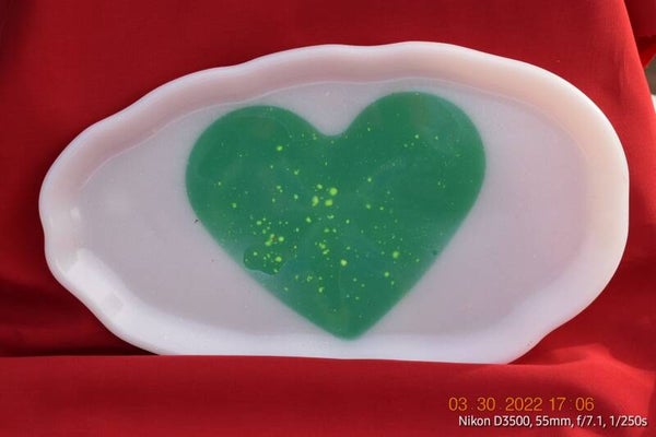 White/Green Rectangle Accessory