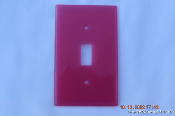 Custom Single Light Switch Panel