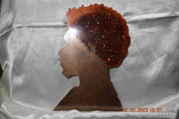 Brown Afro Man Coaster