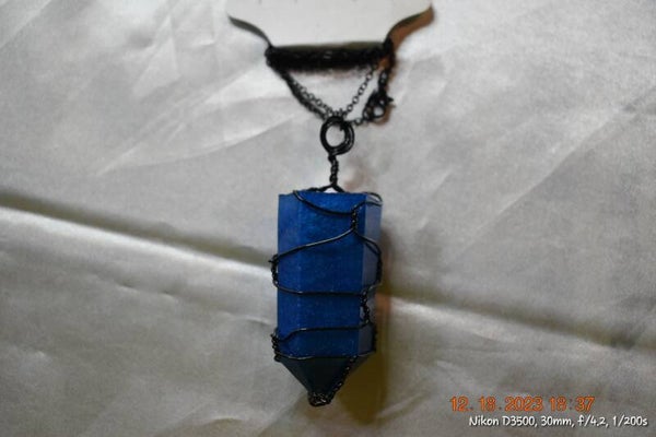Blue/Black Necklace