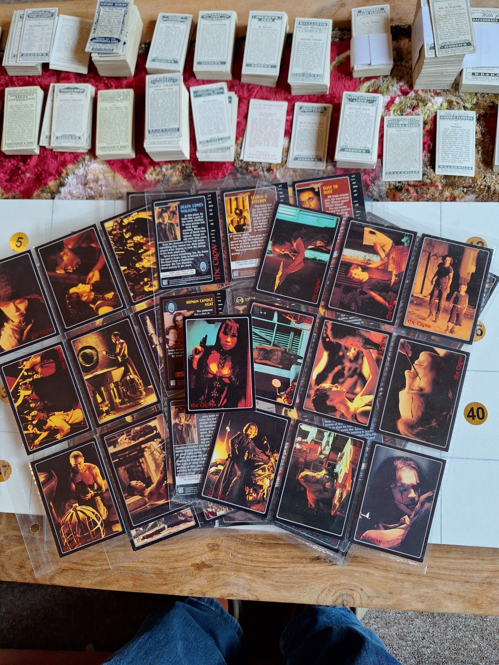 THE CROW CITY OF ANGELS  COMPLETE SET OF 90 TRADER CARDS 1996 ORIGINAL CARDS FROM TILLEYS OF SHEFFIELD KITCHEN SINK PRESS