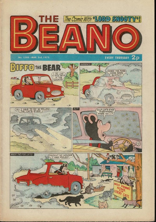 BEANO  UK COMIC March 3rd 1973