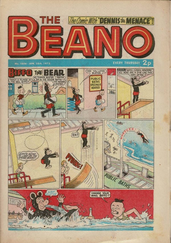 BEANO  UK COMIC April 28th 1973