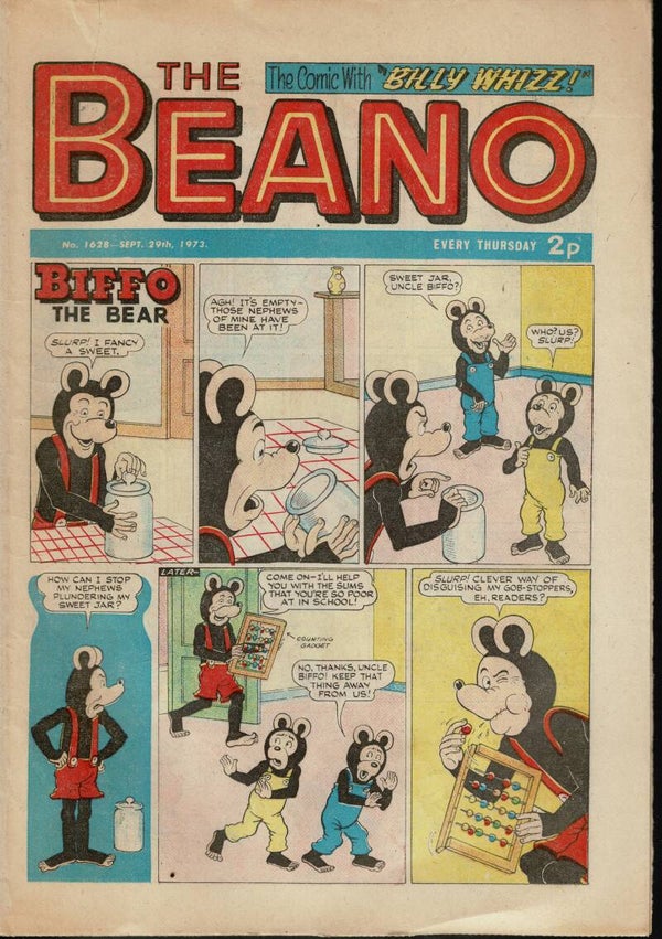 BEANO  UK COMIC September 29th 1973