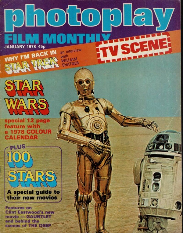 PHOTOPLAY  UK MAGAZINE January 1978