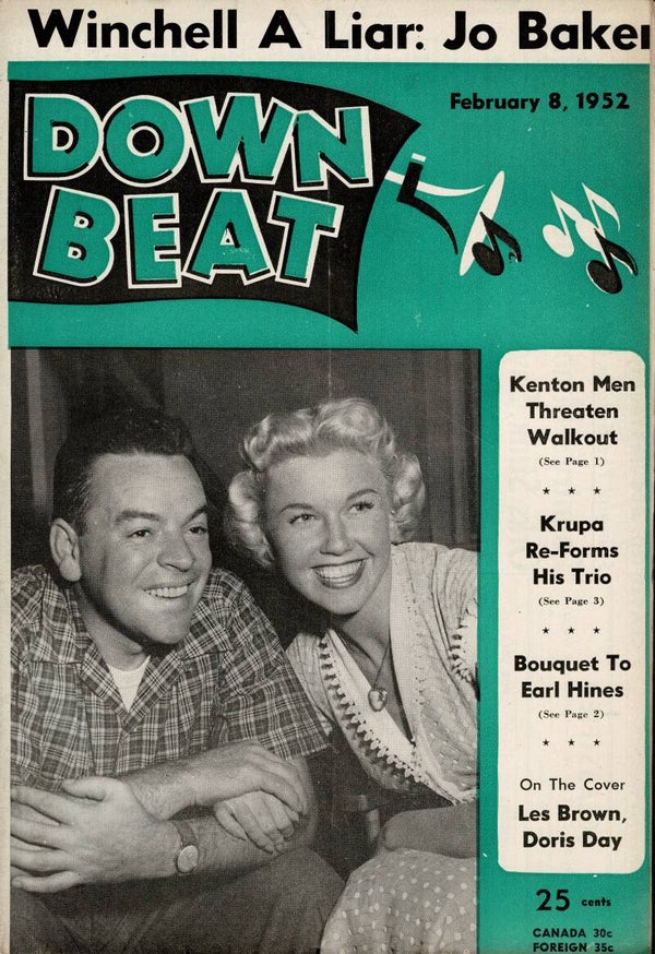 DOWNBEAT US MAGAZINE February 8th 1952