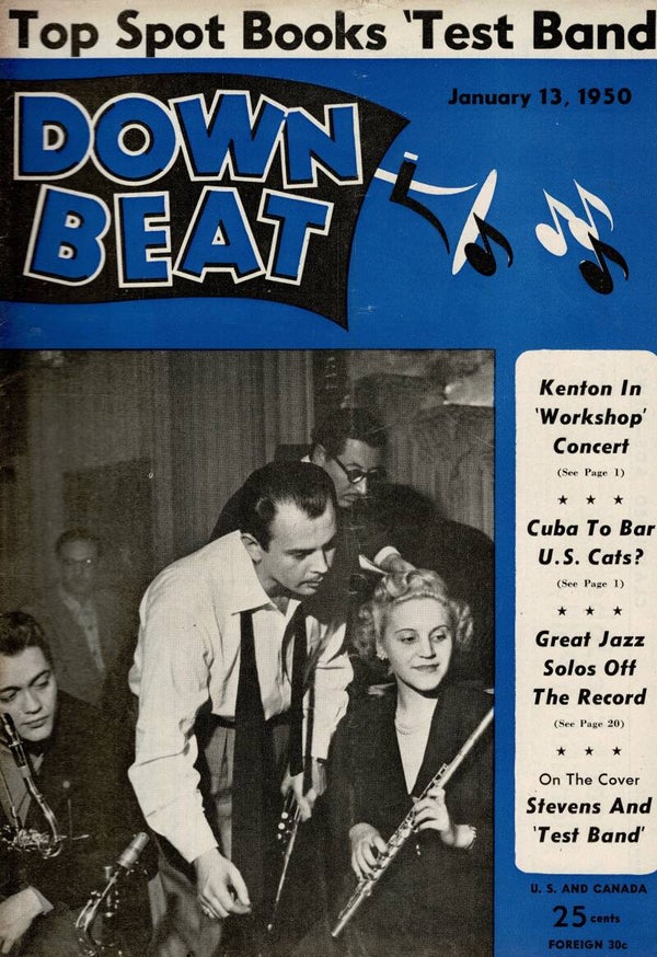 DOWNBEAT US MAGAZINE January 13th 1950