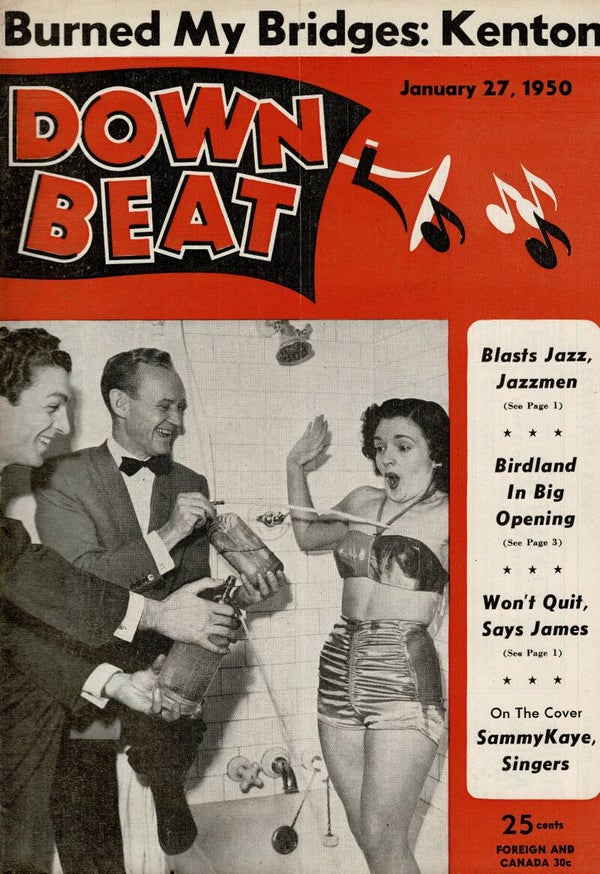 DOWNBEAT US MAGAZINE January 27th 1950