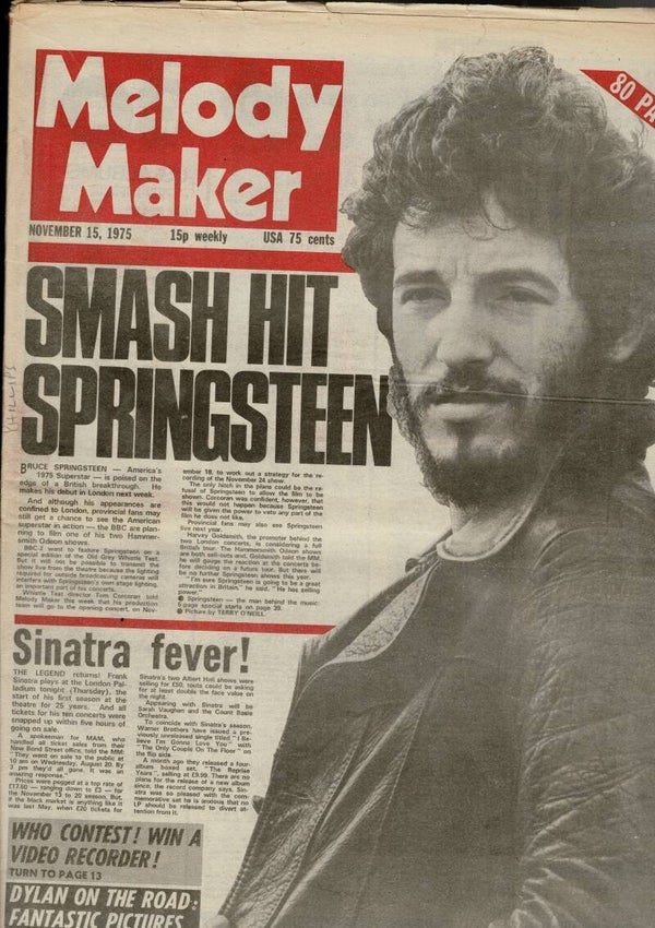 MELODY MAKER UK MUSIC PAPER November 15th 1975